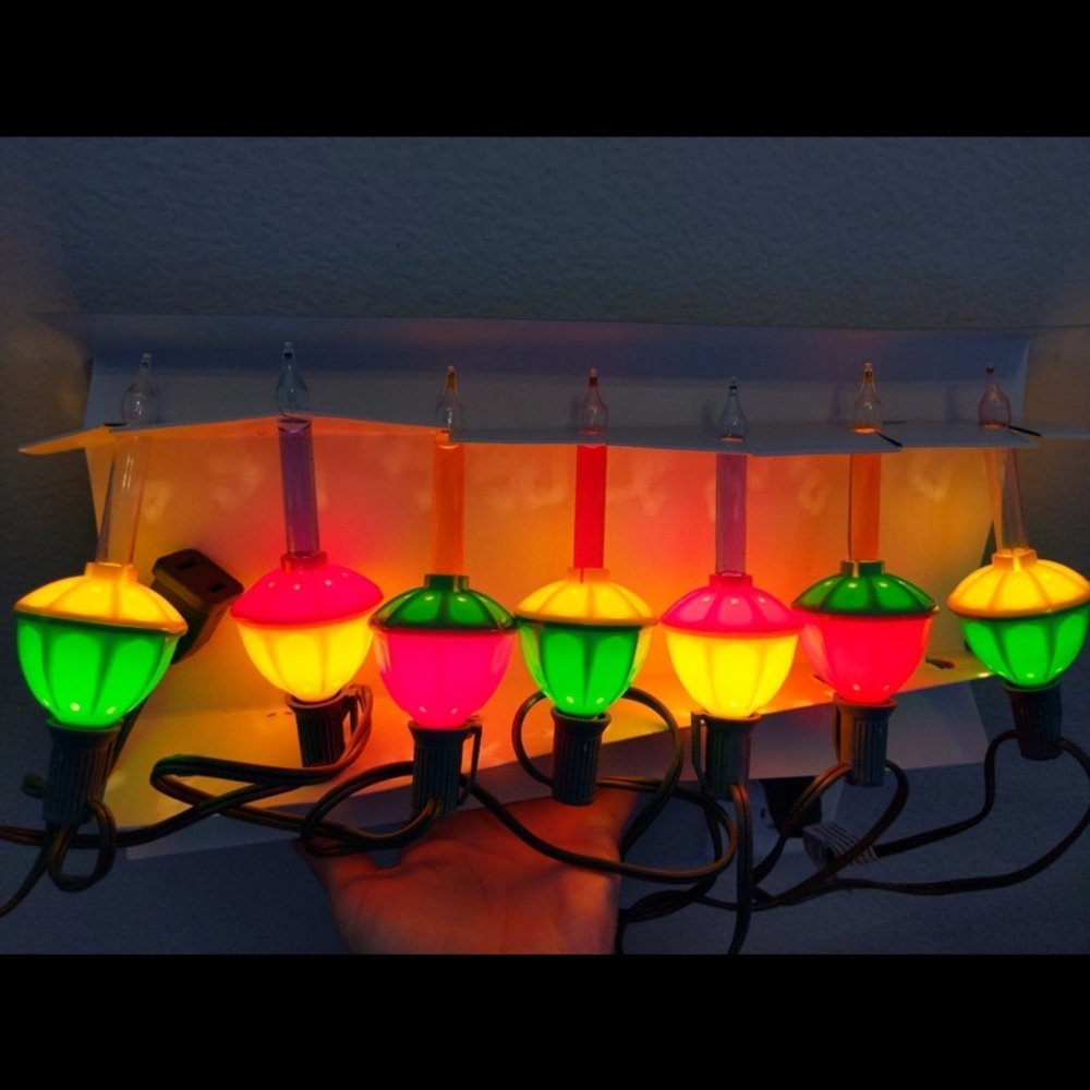 Christmas Bubble  String Light Sets  Multi-color TESTED WORKS.